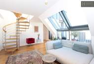 9 Zimmer Penthouse-Duplex | 360°-Panoramablick über Wien | zwei Garagenplätze | Sauna