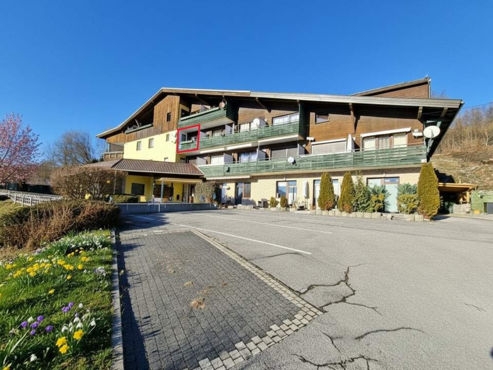 Charmante 1-Zimmer-Studio-Wohnung mit Balkon in Schiefling am Wörthersee