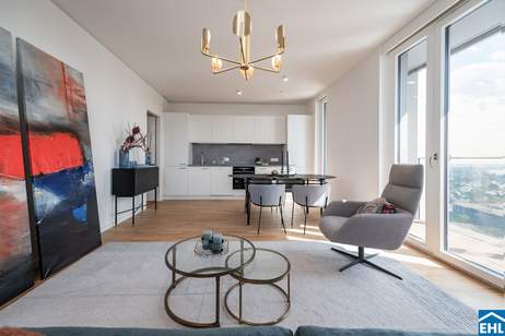 Großzügige 4-Zi.-Wohnung mit Loggia & Rooftop Fitness, Wohnung-miete, 1.990,00,€, 1220 Wien 22., Donaustadt