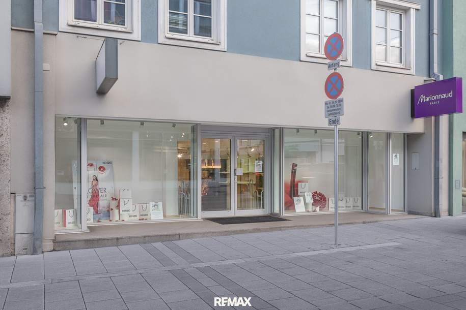 Geschäfts- und Lagerfläche in frequenzstarker Lage, Gewerbeobjekt-miete, 900,00,€, 4910 Ried im Innkreis