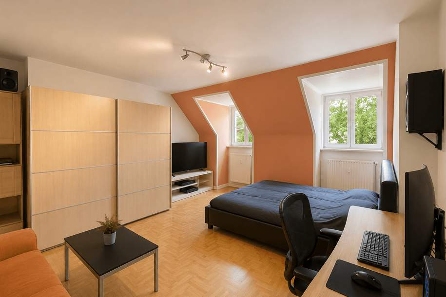 1-Zimmer-Dachgeschosswohnung ab Herbst zu vermieten, Wohnung-miete, 313,50,€, 8750 Murtal