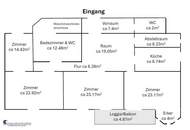 Moderne 5 Zimmer Wohnung im Altbau mit Aussenflächen und Gartennutzung