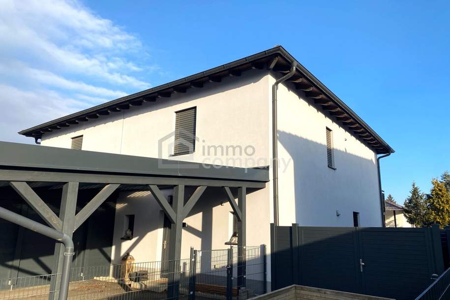 Modernes Wohnen: Doppelhaushälfte mit Doppel-Carport, Haus-kauf, 449.000,€, 2752 Wiener Neustadt(Land)