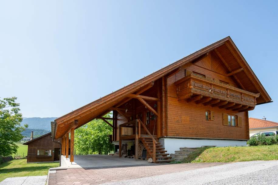 Charmantes Mehrfamilienhaus mit Ferienhaus in ruhiger Lage von Rosegg, Haus-kauf, 595.000,€, 9232 Villach Land