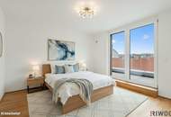 Ein Fernblicke der begeistert | ERSTBEZUG mit DACHTERRASSE | DG-Maisonette Nähe Alte Donau | Teils hofseitig | Fernwärme | TG-Stellplatz optional | Ideal für Anleger oder Eigennutzer | Nachhaltiges Projekt