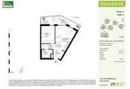 Moderne 2-Zimmer-Wohnung im energieeffizenten Neubauprojekt Hirschfeld - Naturnah wohnen