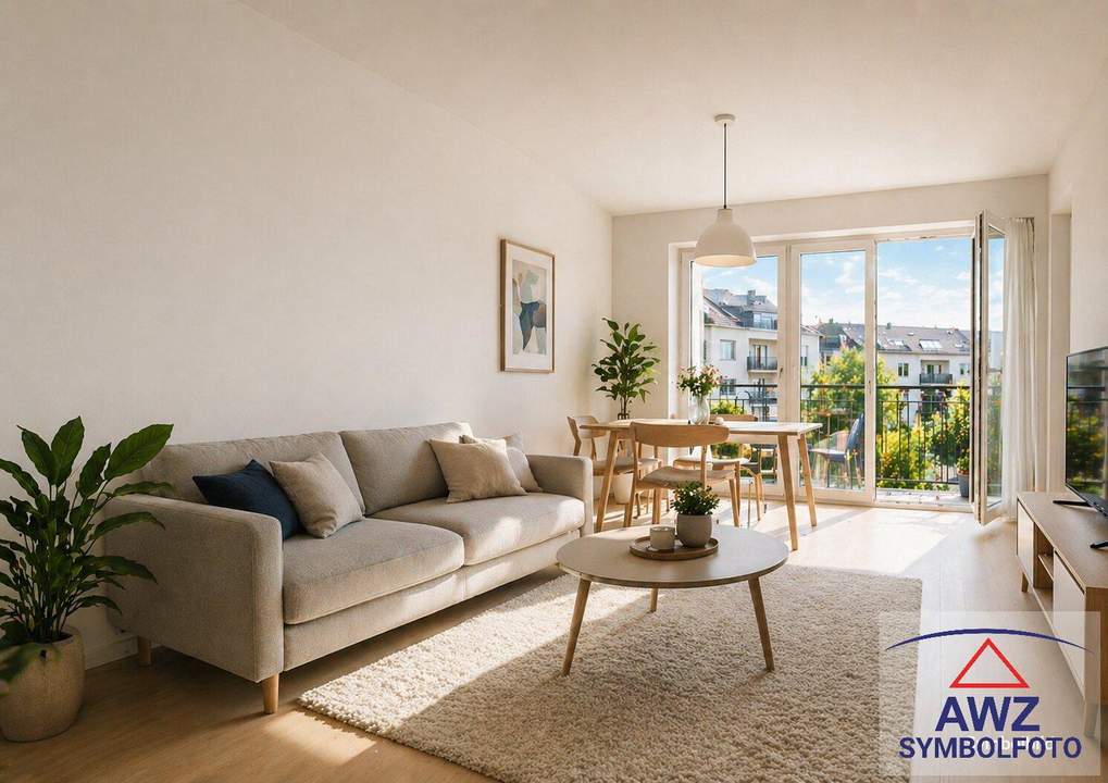 Helle 3-Zimmer-Wohnung mit Südwest-Loggia in ruhiger Lage von Timelkam! Nur ca. 12 Minuten zum Attersee!