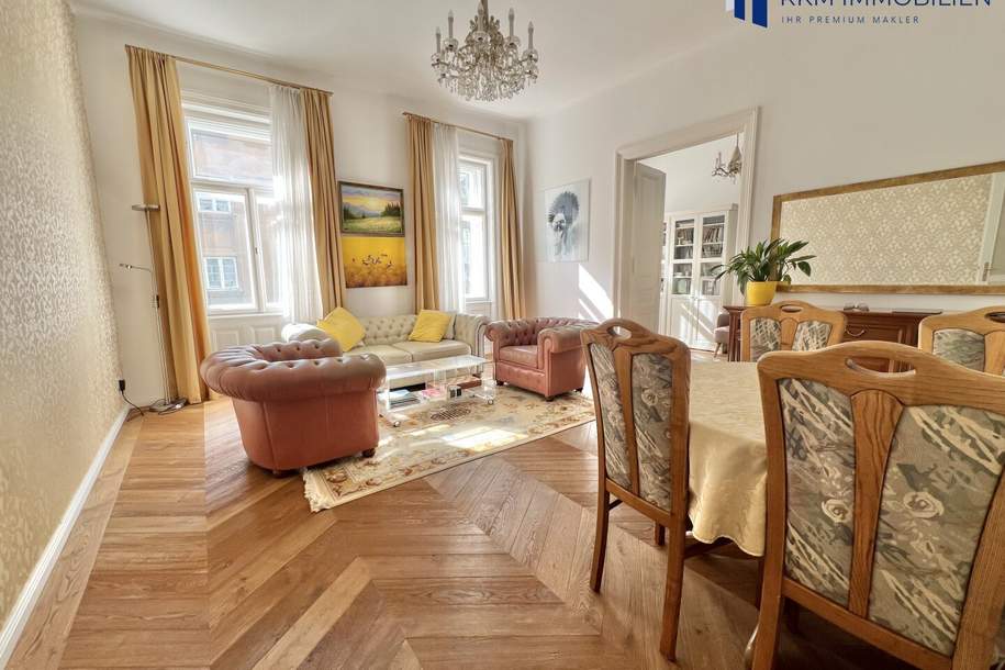 Wiener Charme: Gepflegte 3-Zimmer-Wohnung in bester Lage – jetzt zuschlagen!, Wohnung-kauf, 625.000,€, 1090 Wien 9., Alsergrund