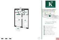 Sonnige Balkon-Wohnung, 2 Zimmer