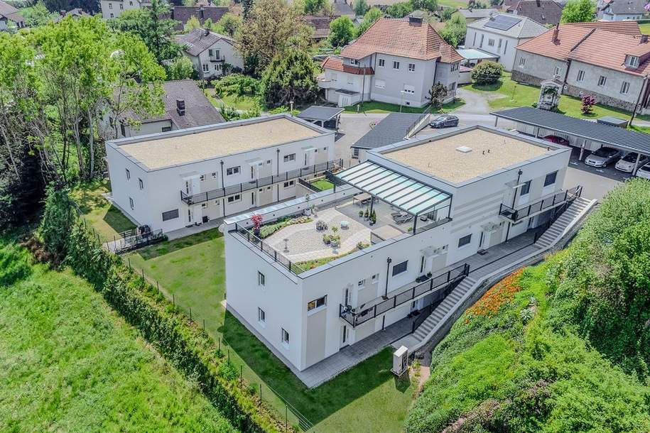 Letzte Wohnung! AKTION -€ 10.000,- nutzen! Kleine 3-Zimmer Gartenwohnung in traumhafter Umgebung! Neubauwohnanlage nur 28km östlich von Graz gelegen!, Wohnung-kauf, 183.070,€, 8323 Graz-Umgebung