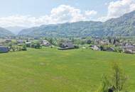 1.000 m² Bauland mit anschließender großer Wiese - ALLES SONNIG und EBEN mit HERRLICHEM AUSBLICK !