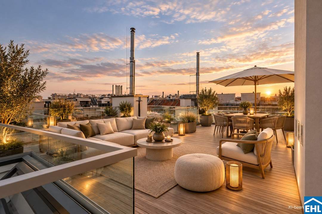 Eleganter Altbau mit modernem Penthouse-Dachausbau