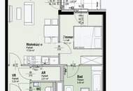 Top Anbindung – 2-Zimmer Erstbezug mit Balkon BEIM DONAUUFER