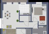 WIE NEU! Moderne 2 Zimmer Wohnung mit Loggia in Top Lage!