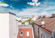 Sonnige DG-Wohnung inkl. Klimaanlage nahe Gürtel und U4/U6! Schlafzimmer in Hofruhelage!