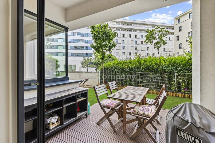 Ruhige 2-Zimmer-Gartenwohnung beim Hauptbahnhof – voll möbliert, klimatisiert, all-inclusive | 1100 Wien, Wohnung-miete, 1.870,00,€, 1100 Wien 10., Favoriten