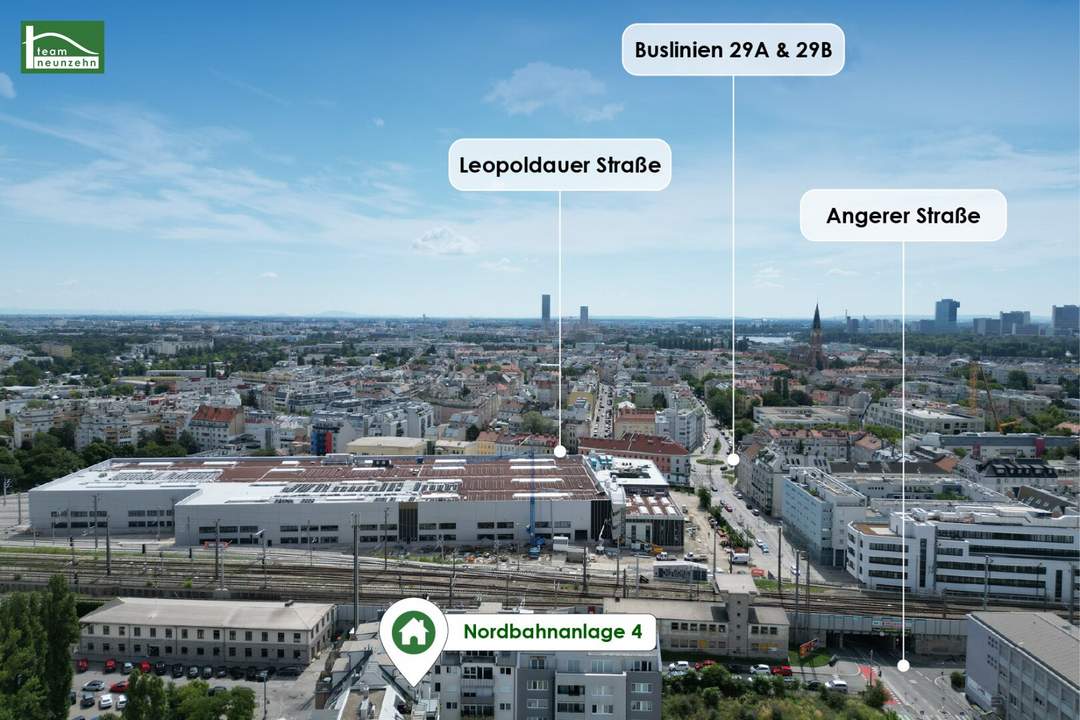 Exklusive 3-Zimmer-Wohnung mit zwei Freiflächen - S-Bahn & U-Bahn in unmittelbarer Nähe - Befristet vermietet bis 30.10.2026!