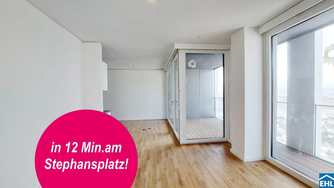 *ERSTBEZUG* mit Rooftop-Pool, Sauna &amp; Fitness I Direkt bei der U1!