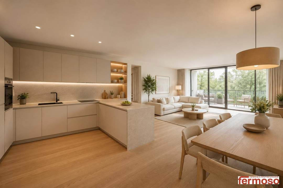 LUXUS-ERSTBEZUG IM 21. BEZIRK – 4 ZIMMER, 2 MASTER-BEDROOMS & 2 BALKONE