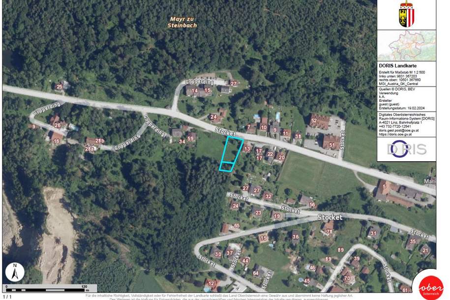 KAPITALANLAGE - Grundstück ohne Bauzwang nahe Schärding, Grund und Boden-kauf, 105.925,€, 4782 Schärding