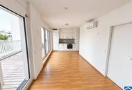 Lichtdurchflutete 2 Zimmerwohnung mit mehr als 35m² Freifläche bei U3-Kendlerstraße