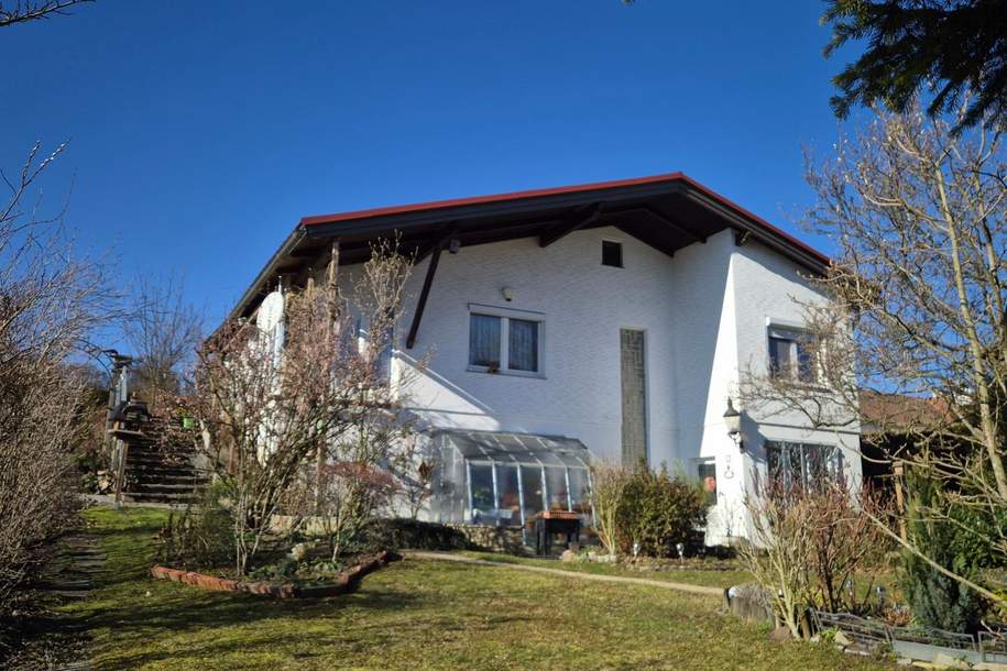 SOLIDES HAUS MIT GROSSEM LIEBEVOLLEN GARTEN UND TRAUMHAFTEM AUSBLICK, Haus-kauf, 595.000,€, 2384 Mödling