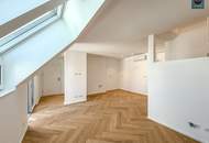 Elevate 1090 – Erstbezug: Dachgeschoss - Maisonette Wohnung (klimatisiert) mit Balkon und Terrasse nahe U6 Alser Straße, AKH!
