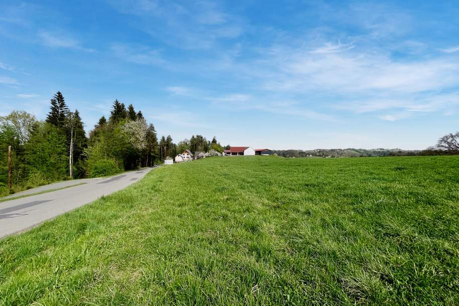 Ebenes Baugrundstück in Ruhe- und Aussichtslage Nähe Lannach!, Grund und Boden-kauf, 143.473,€, 8503 Deutschlandsberg