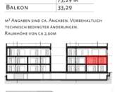 Erstbezug! 3-Zimmer-Mietwohnung mit 2 Balkonen