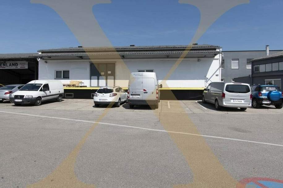 Lagerhalle inkl. Rampe mit davorliegender Ladezone in Leonding zu vermieten!, Gewerbeobjekt-miete, 2.019,90,€, 4060 Linz-Land
