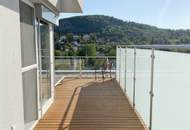 180 Grad Blick über die Hinterbrühl! 4-Zimmer DG Maisonette mit GROSSEN Sonnenterrassen und einem Garten!