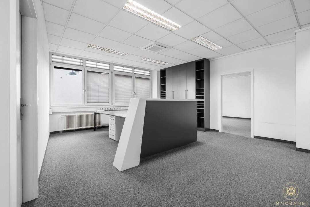Modernes Büro / Ordination mit Klimaanlage, Lastenaufzug &amp; Stadtblick in 1130 Wien zu mieten!