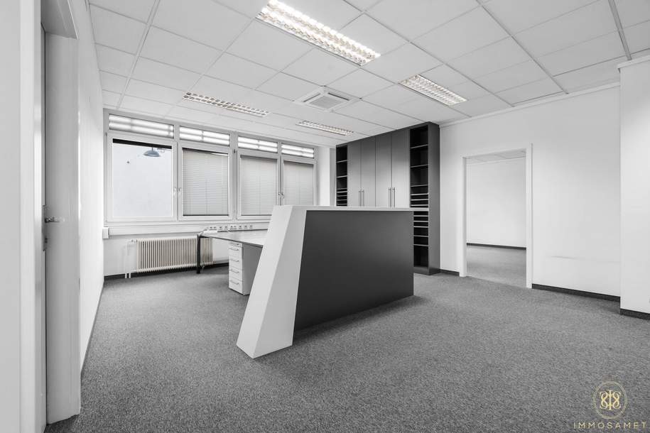 Modernes Büro / Ordination mit Klimaanlage, Lastenaufzug &amp; Stadtblick in 1130 Wien zu mieten!, Gewerbeobjekt-miete, 5.084,95,€, 1130 Wien 13., Hietzing
