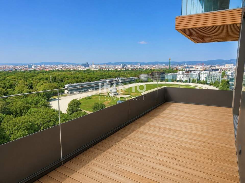 Sonne, Ausblick über den Prater & die ganze Stadt - NEU & provisionsfrei