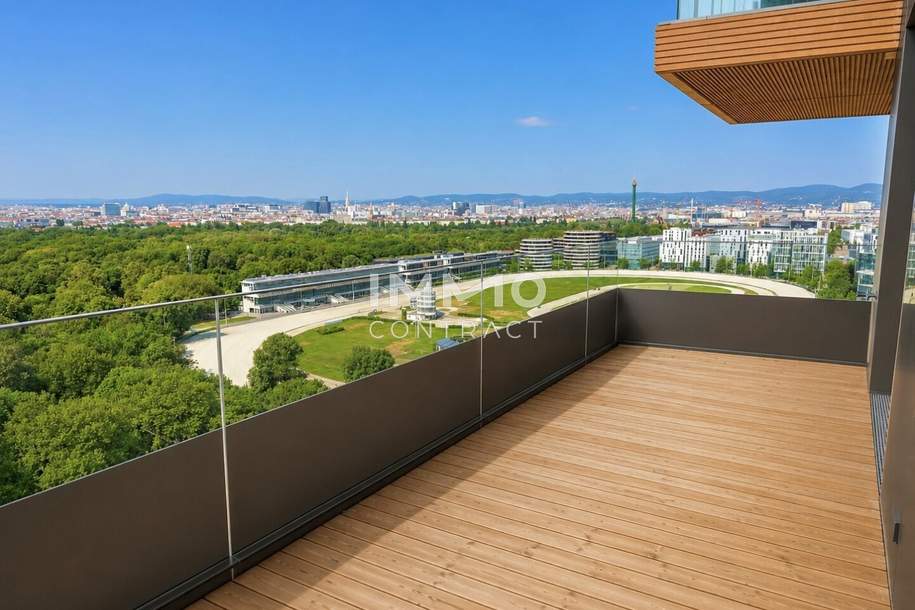 Sonne, Ausblick über den Prater &amp; die ganze Stadt - NEU &amp; provisionsfrei, Wohnung-kauf, 780.100,€, 1020 Wien 2., Leopoldstadt