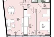 FERNBLICK von überdachter FREIFLÄCHE - moderne 3 Zimmerwohnung in neu errichteter Wohnanlage mit Lift, Tiefgaragenplatz, Zentralheizung