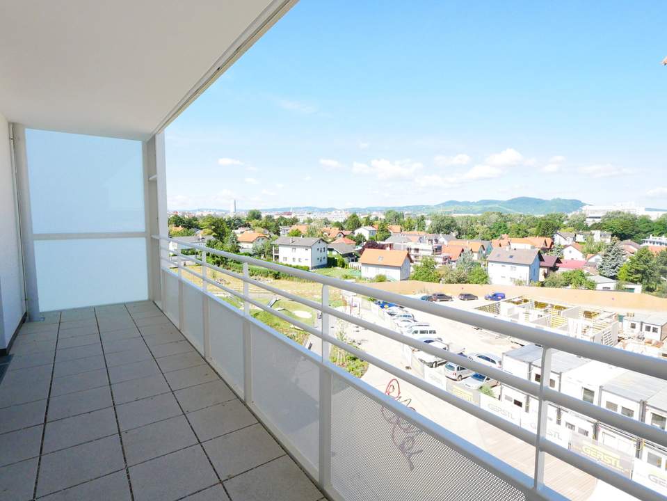 Perfekter Grundriss für moderne 3-Zimmer-Wohnung mit Einbauküche und Balkon!