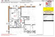 Kleine 1-Zimmer Gemeindewohnung mit Loggia in ruhiger Lage in Dürnkrut, Kosten inklusive Heizung