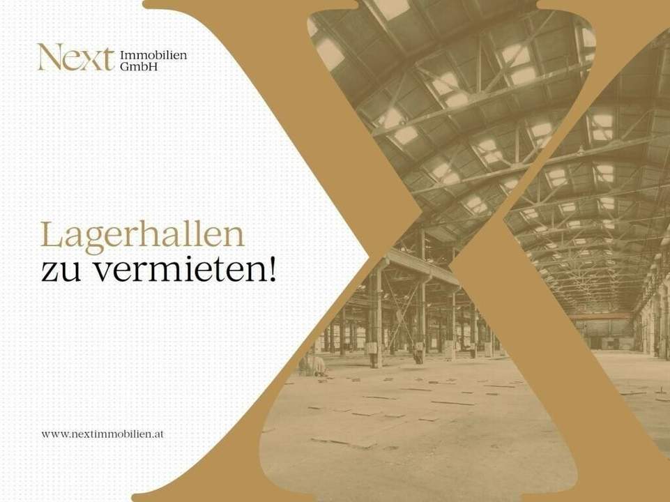 Betriebsliegenschaft mit Lagerhallen inkl. Rolltore, Verkaufs-/Büroflächen &amp; ausreichend Freifläche zu vermieten!