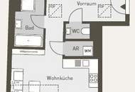 Neuwertige 3-Zi-DG-Wohnung mit großem Südbalkon in 1230 Wien