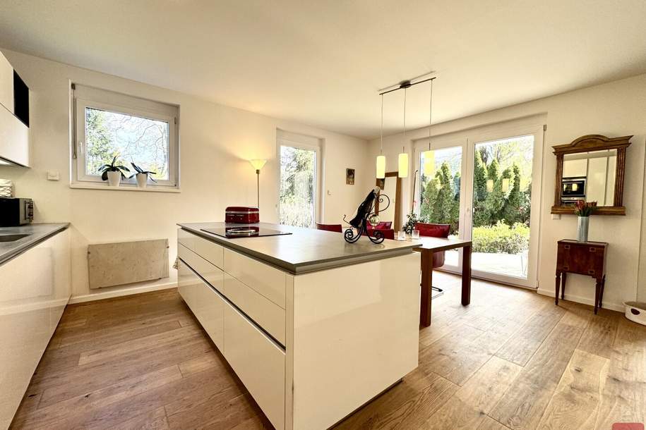 Attraktive 4-Zimmer-Gartenwohnung mit ca. 190m² Eigengarten und Carport in Klosterneuburg, Wohnung-kauf, 595.000,€, 3400 Tulln