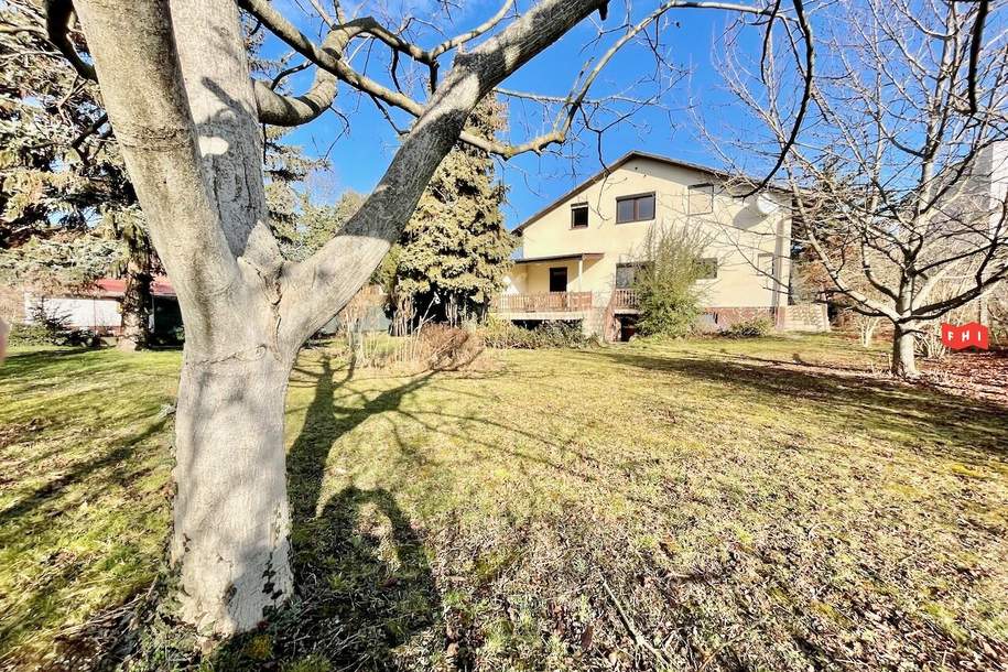 Traumhaftes 932m² Baugrundstück mit sanierungsbedürftigem ca. 150m² Einfamilienhaus mit Garage in bester Lage Nähe Mühlwasser, Grund und Boden-kauf, 1.050.000,€, 1220 Wien 22., Donaustadt