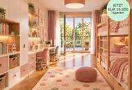 5 Zimmer-Gartenhit: Neubau-Erstbezug mit viel Flexibilität & Annehmlichkeiten (Gemeinschaftsterrasse, Eventküche, Gästelounge usw.)