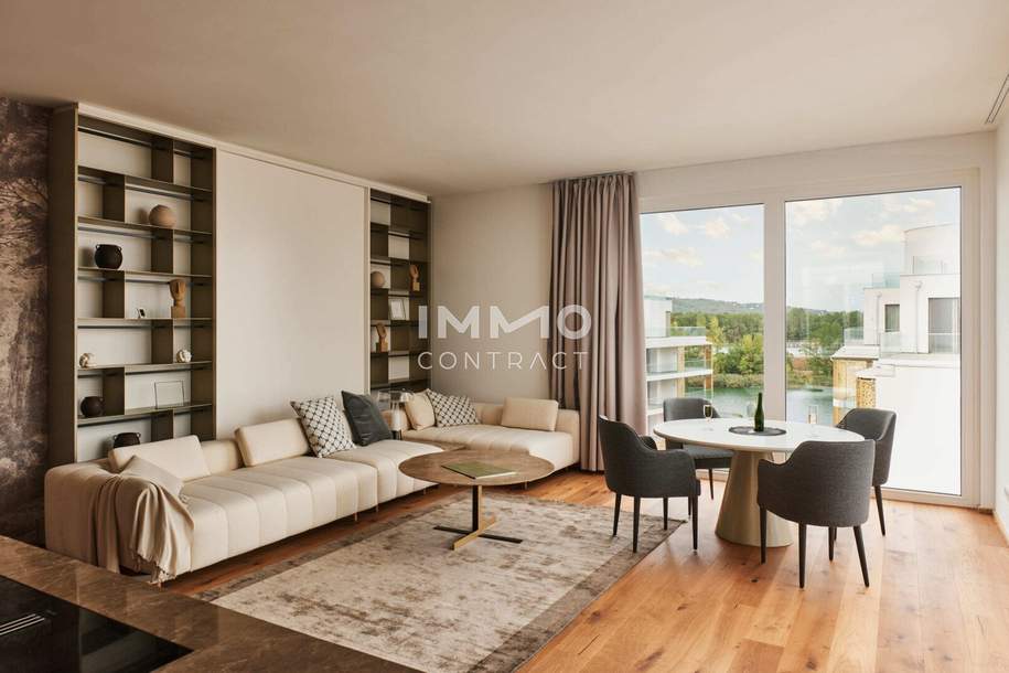 Luxuriöse Penthouse-Wohnung mit 123 m² privater Dachterrasse! Fitness, Sauna und Concierge!, Wohnung-kauf, 490.000,€, 1190 Wien 19., Döbling