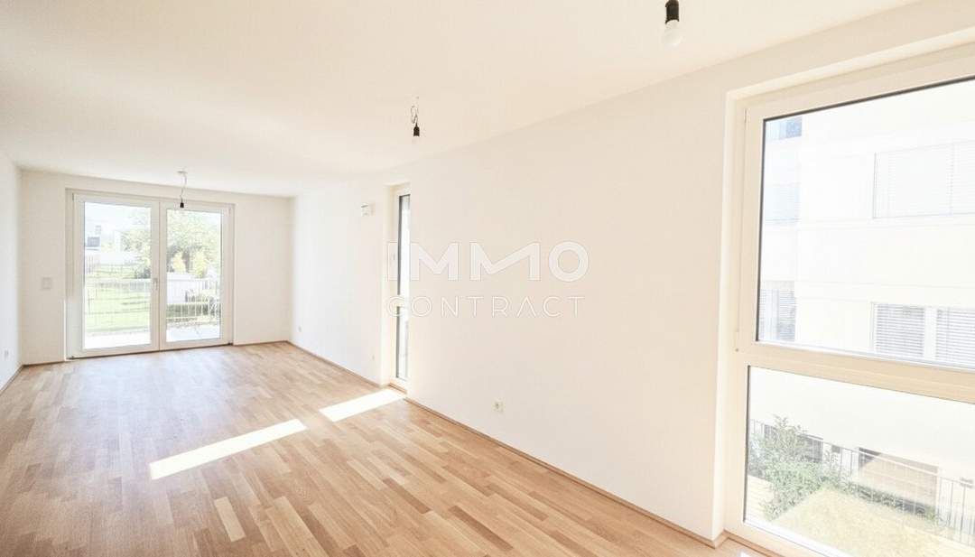 Grünblick und doch zentral: Helle 3-Zimmer-Wohnung mit Balkon m Erstbezug - Provisionsfrei!