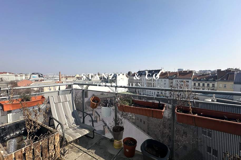 SÜDOSTSEITIGES DACHGESCHOSS MIT SÜDOSTBALKON, Wohnung-miete, 1.079,99,€, 1120 Wien 12., Meidling