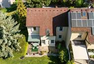 Reiheneckhaus in Bisamberg : 4 Zimmer, 1160m2 Garten & 2 Terrassen , Garage.....Ihr Zuhause!