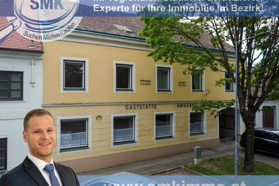 Historisches Gasthaus mit Ballsaal und Kinosaal!, Haus-kauf, 299.000,€, 3720 Hollabrunn