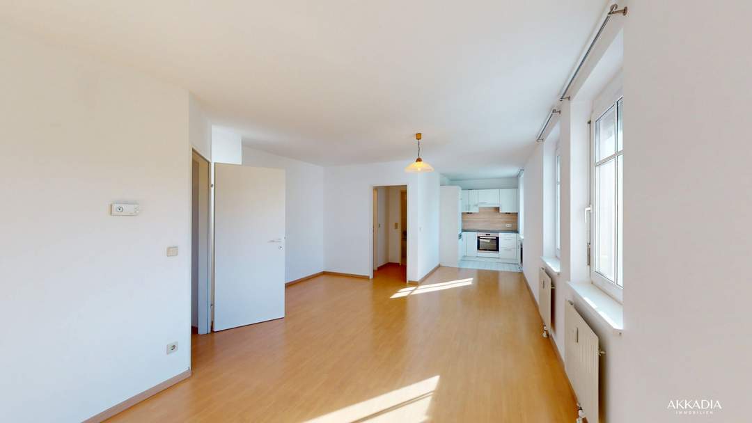 Helle 1-Zimmer-Neubauwohnung mit Grünblick in ruhiger Lage