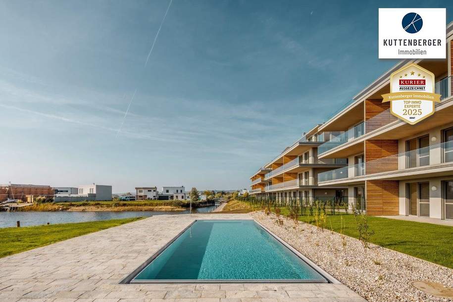 PROVISIONSFREI im SEEPARK OGGAU: Erstbezug, 4 Zimmerwohnung mit großer Terrasse beim Neusiedlersee!, Wohnung-kauf, 449.000,€, 7063 Eisenstadt-Umgebung